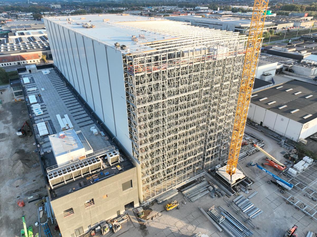 Werfupdate: Coldo diepvrijsmagazijn | Bedrijvenpark Kortrijk-Noord