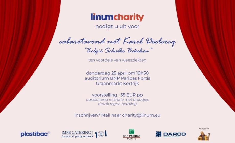 Linum Charity uitnodiging