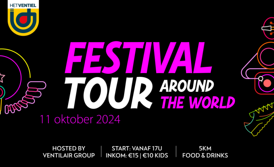 Festival Tour Around the world banner